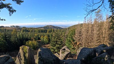 Rennsteig wandern mit Zelt und in Schutzhütten-feature